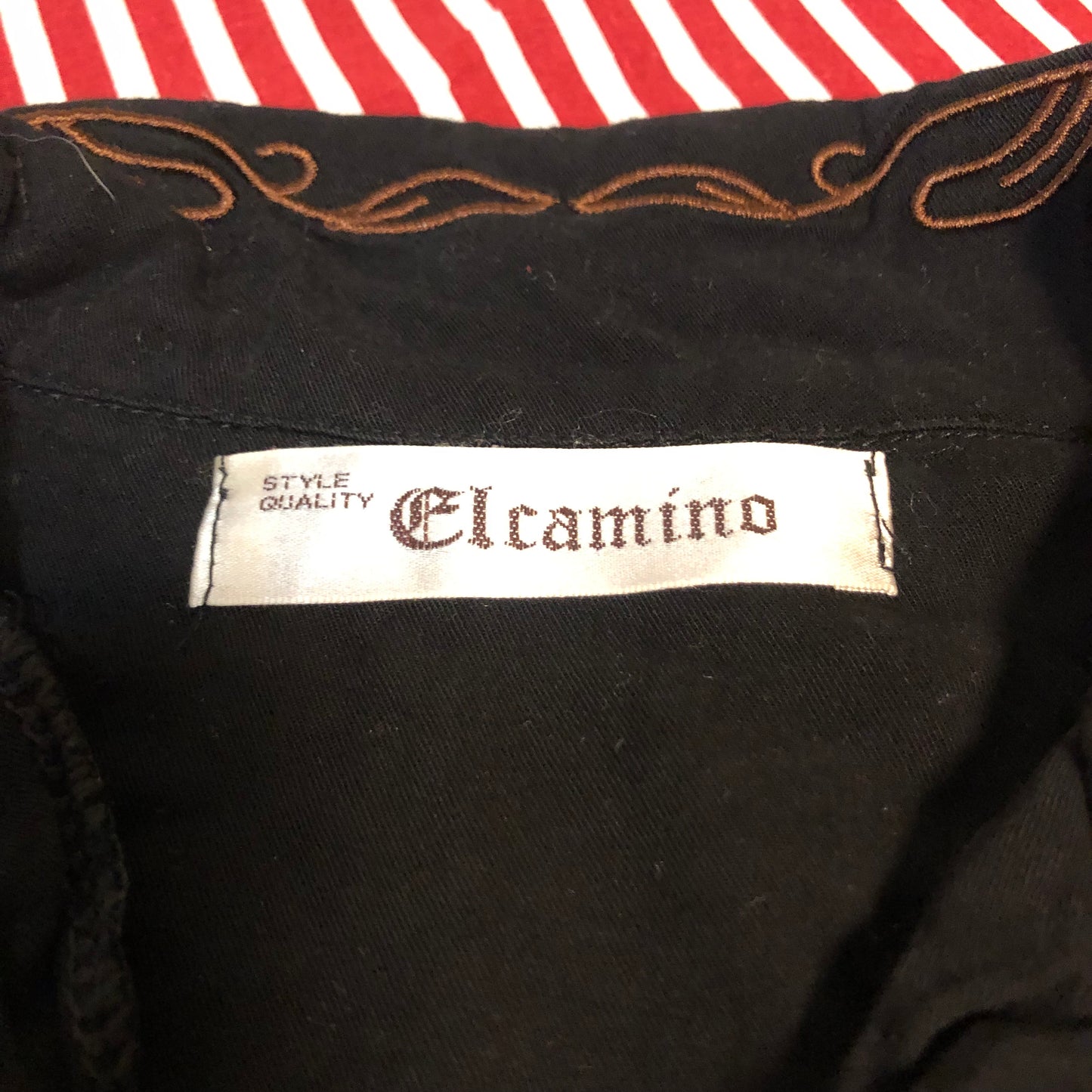 Clcamilo L/S 刺繍ボーリングシャツ