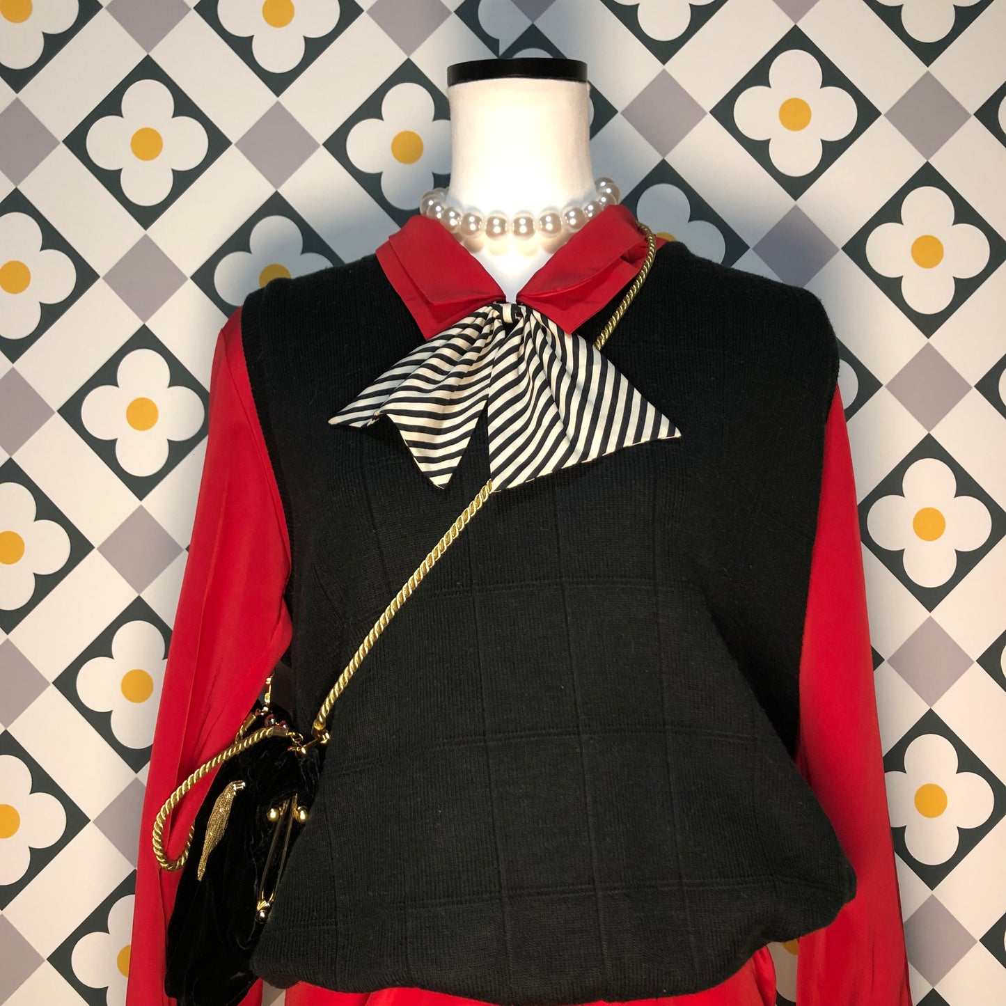 cottonニットベスト