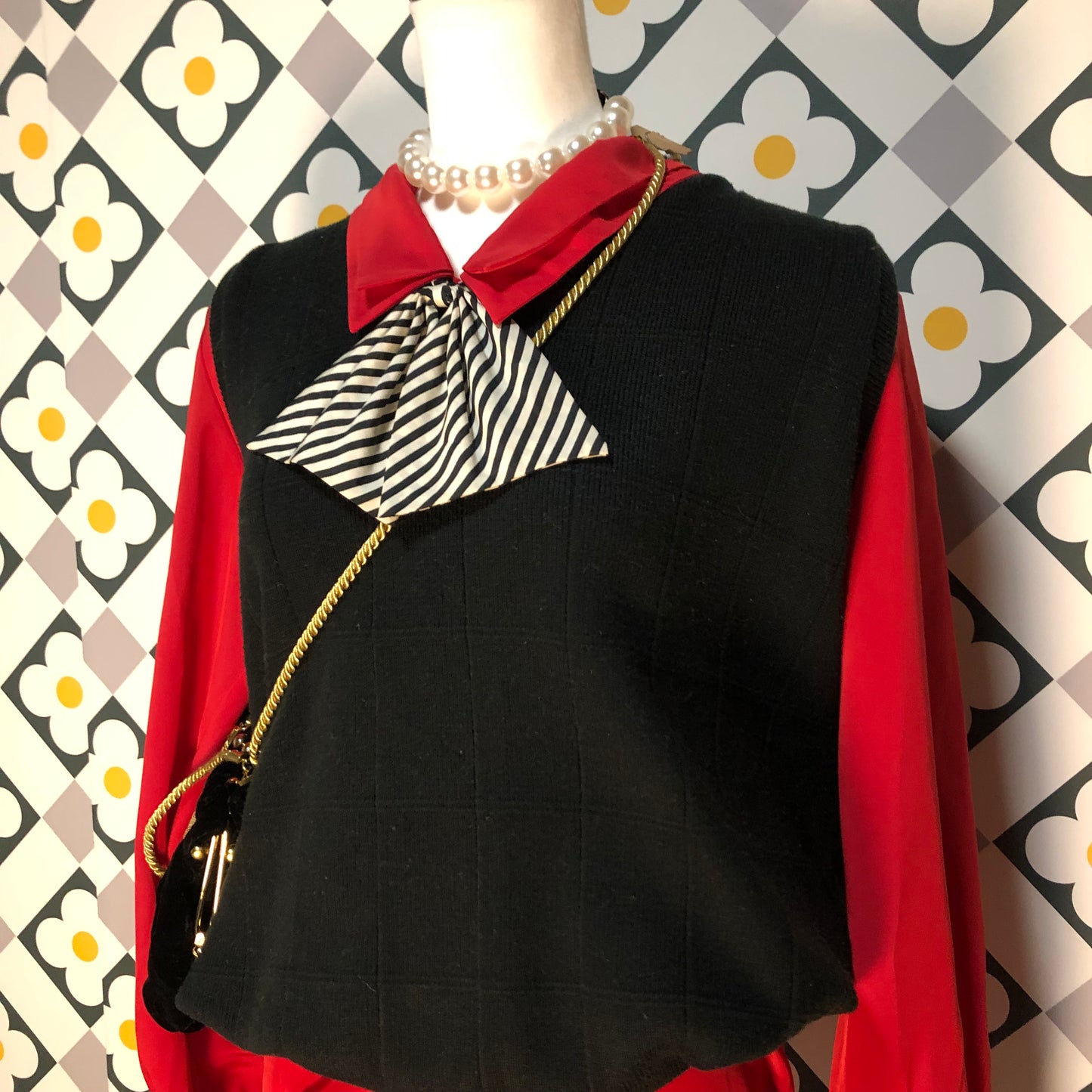 cottonニットベスト