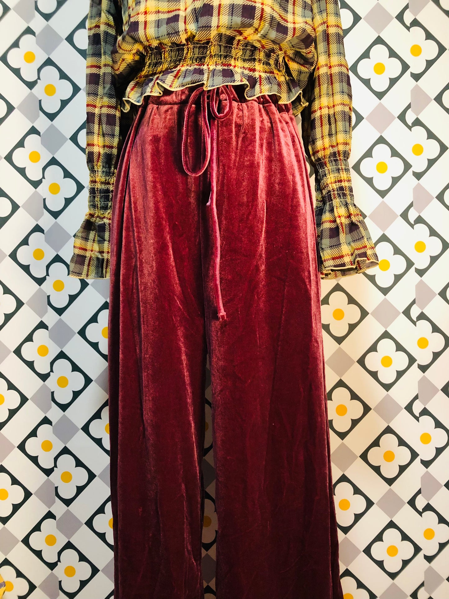 Velours Wide Pants