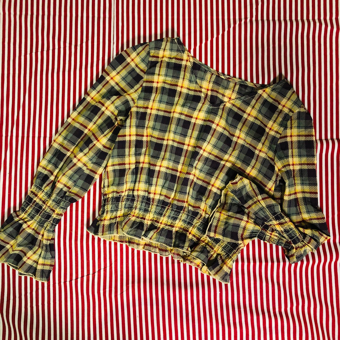 Lily Brown チェック柄 L/S ブラウス