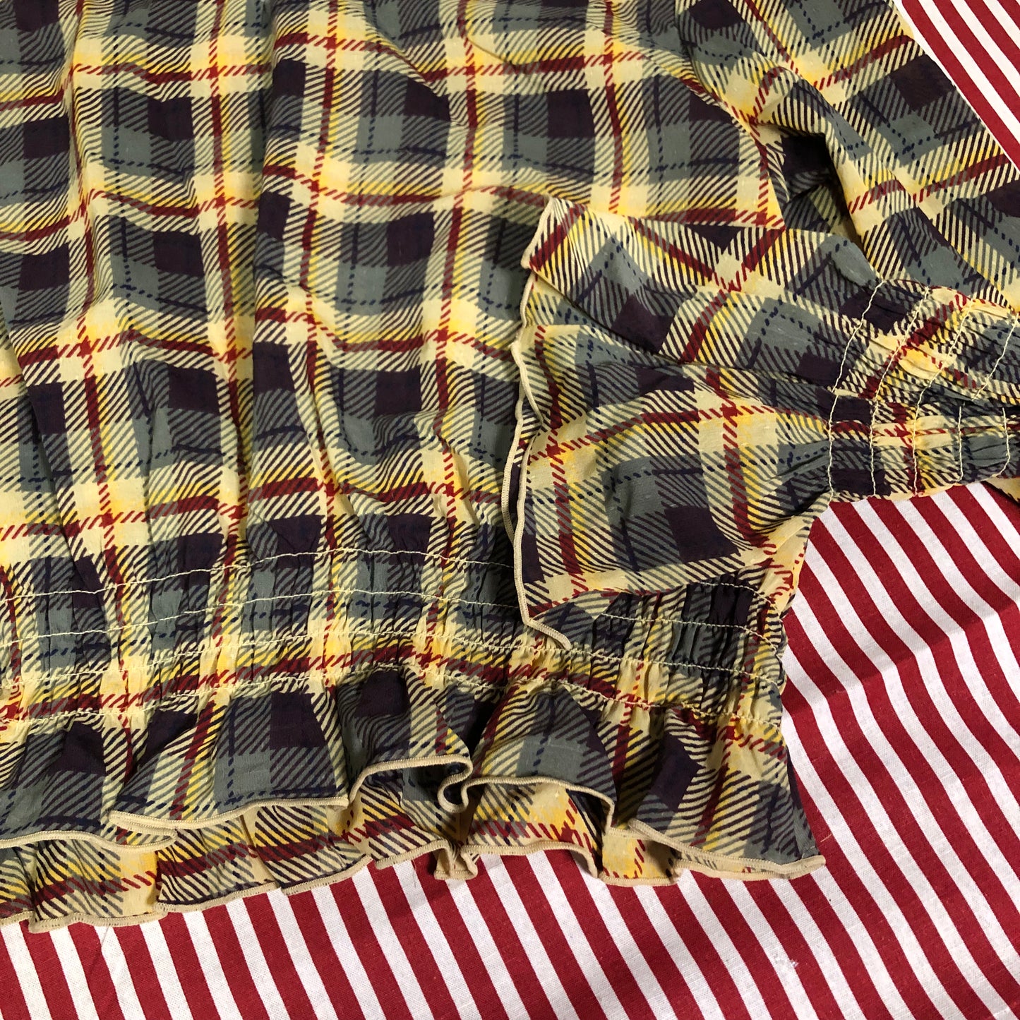 Lily Brown チェック柄 L/S ブラウス