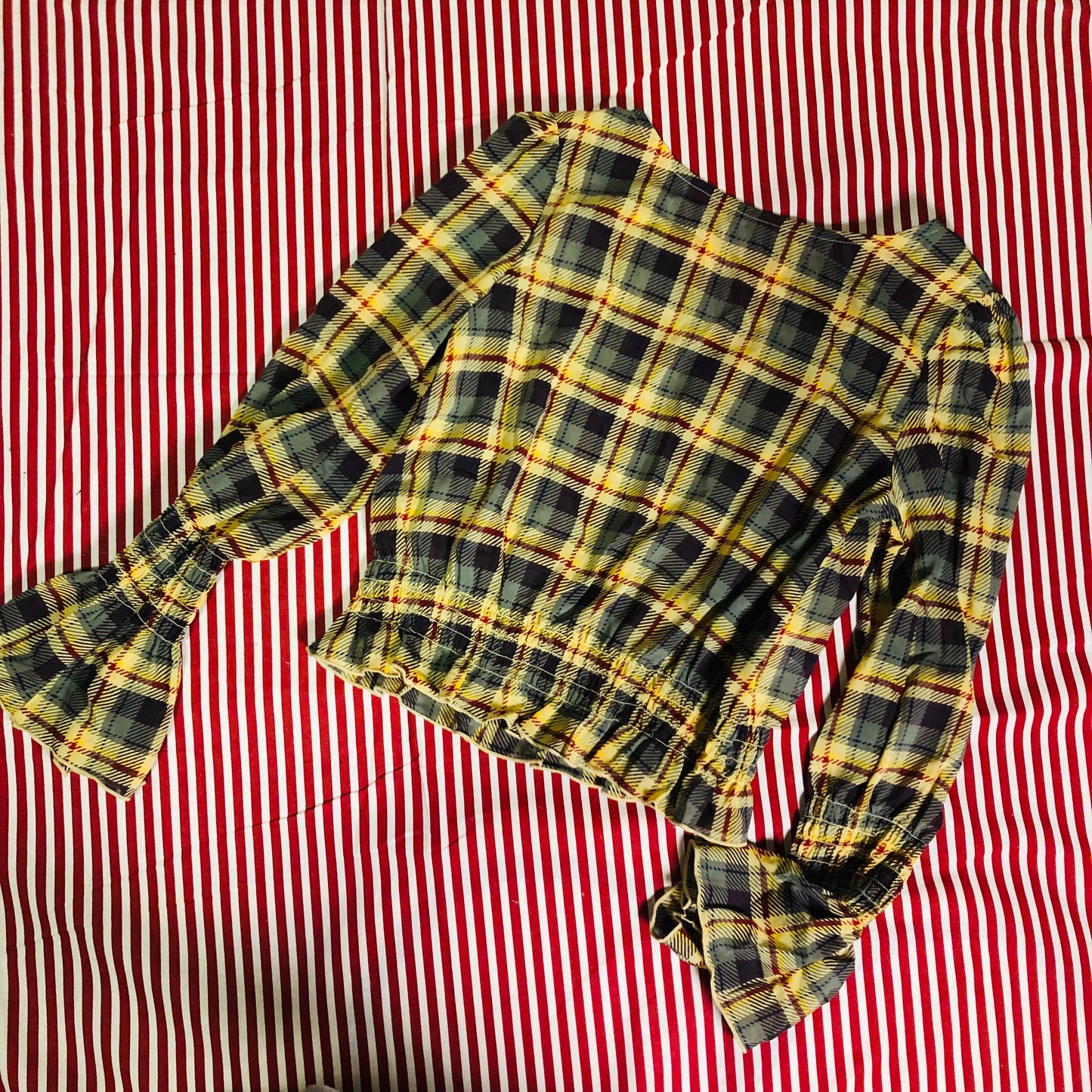 Lily Brown チェック柄 L/S ブラウス