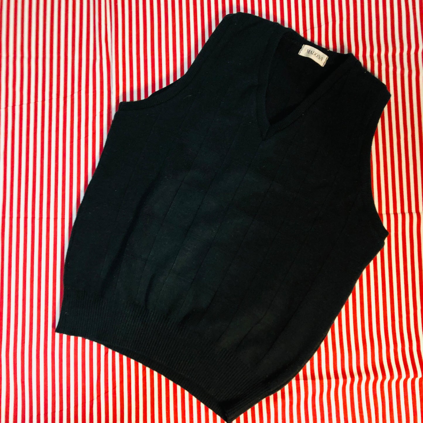 cottonニットベスト